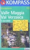 Kompass wandelkaart 110 Valle Maggia - Val Verzasca (Tessin nord)