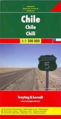 Wegenkaart - landkaart Chile - Chili | Freytag & Berndt