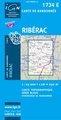 Wandelkaart 1734E - 1734 E Riberac | IGN