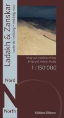 Wandelkaart India - Ladakh Zanskar - Noord | Editions Olizane