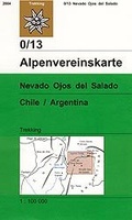 Alpenvereins Wandelkaart 0/13 Nevado Ojos del Salado - Chili / Argentinië