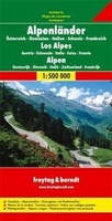 Wegenkaart - Autokaart - Landkaart the Alps - Alpenlander - Alpenlanden | Freytag & Berndt