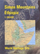 Wandelkaart Simen Mountains Ethiopië | University of Bern