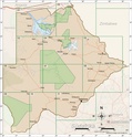 Topografische kaart Botswana (sheet 4) |