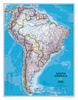 Wandkaart Zuid Amerika - South America papieren versie | National Geographic