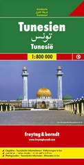 Landkaart - Wegenkaart - Autokaart Tunesien - Tunesië | Freytag & Berndt