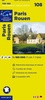Wegenkaart - Landkaart 108 fietskaart Paris - Rouen | IGN