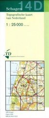 Topografische kaart  / Wandelkaart 14D Schagen