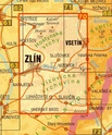 Shocart 70 ZLÍNSKO, HOSTÝNSKÉ A VIZOVICKÉ VRCHY -   / Wandelkaart Tsjechie