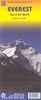 Landkaart - wandelkaart - trekking map Mount Everest | ITMB