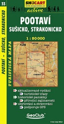 Shocart 33 POOTAVÍ, SUŠICKO, STRAKONICKO - Ottau-Land - Schüttenhofen - Strakonitz / Wandelkaart Tsjechie