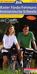 Fietskaart ADFC Regionalkarte Kieler Förde, Fehmarn, Holsteinische Schweiz | ADFC BVA