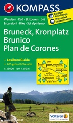 Wandelkaart 045 Bruneck/Brunico-Kronplatz/Plan de Corones | Kompass