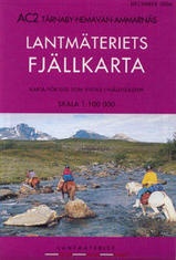 Wandelkaart AC2 Tärnaby - Hemavan - Ammarnäs Fjällkarta Zweden | Lantmateriet