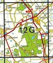 Topografische kaart  / Wandelkaart 12G Gieten