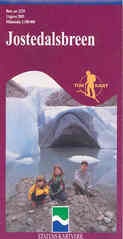 Wandelkaart 2229 Jostedalsbreen - topografische kaart Turkart Noorwegen| Statens - Ugland IT