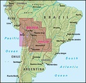 Landkaart - wegenkaart Bolivia - Paraguay | Nelles maps