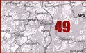 Topografische kaart 49 Spa 1:50.000 Wandelkaart Belgie