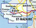 Wandelkaart 1023OT - 1023OT La Baule & Parc Naturel Regional de Briere , topografische kaart Bretagne - Franse Atlantische kust | IGN