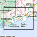 Wandelkaart Ierland 89 Cork discovery | Ordnance survey