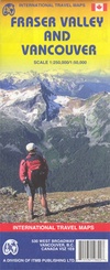 Landkaart -  wegenkaart Fraser Valley en Vancouver | ITMB