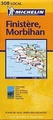 Wegenkaart - landkaart - autokaart  308 Finistere - Morbihan (Bretagne) | Michelin Local