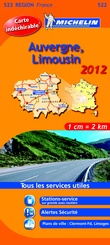 Wegenkaart - Landkaart 522 Auvergne - Limousin 2012 | Michelin