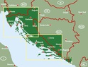 Wegenkaart Kroatië kust - Croatia Coast - Kroatien Küste | Freytag & Berndt