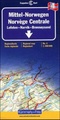 Wegenkaart - Autokaart - Landkaart  Midden Noorwegen , Mittel-Norwegen, Lofoten, Narvik, Broennoeysund no. 4 | Kümmerley Frey - Cappelen Kart 1034