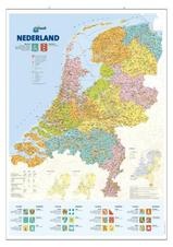 Wandkaart (36) Kaart van Nederland ( Beschrijfbaar ) | ANWB