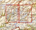 Wandelkaart 2513 Jotunheimen kaartenset aust en vest - oost en west, topografische kaart Turkart Noorwegen | Statens - Ugland IT