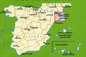 Fietskaart - wegenkaart Barcelona y alrededores Costa Brava  | Michelin 147