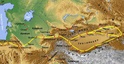 Wegenkaart landkaart Central Tien Shan |