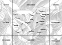 Wandelkaart 1228 Lauterbrunnen, Kiental, Suld, Berner Oberland | topografische kaart Bundesamt Zwitserland
