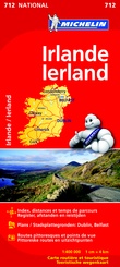 712 Wegenkaart - Landkaart Michelin 712 Ierland | Michelin