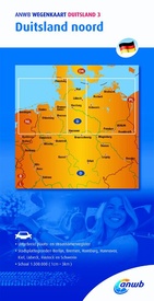 Wegenkaart - landkaart Duitsland 3. Duitsland noord | ANWB Media