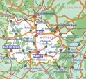 Wegenkaart - landkaart - autokaart  307 Meurthe et Moselle - Meuse (Maas) - Moselle (Moezel) | Michelin Local