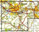 Topografische kaart / Wandelkaart 34F Enschede