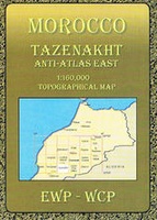 Wandelkaart - landkaart HN Tazenakht - anti Atlas oost (Marokko) | EWP