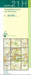 Topografische kaart / Wandelkaart 21H Dalfsen