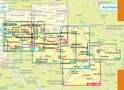 Overzicht Kompass wandelkaarten Bohemen - Mahren 1:50:000