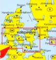 Landkaart  - wegenkaart Zuid Jutland en de eilanden Funen en Sjaelland, Horsens, Kopenhagen, Esbjerg- Denemarken | Marco Polo