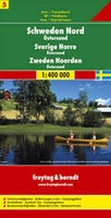 Wegenkaart - landkaart 05 Schweden Nord - Östersund  ( Zweden ) | Freytag & Berndt