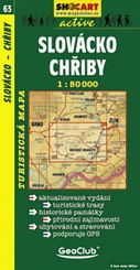 Shocart 63 SLOVÁCKO, CHŘIBY - Slovácko - Chriby   / Wandelkaart Tsjechie