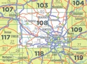 Wegenkaart - Landkaart 108 fietskaart Paris - Rouen | IGN