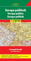 Landkaart - wegenkaart Europa politiek | Freytag und Berndt
