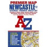 Stadsplattegrond -  plattegrond Newcastle Upon Tyne A-Z Premier Map | AZ Maps