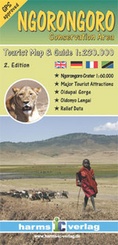 Wegenkaart - landkaart - autokaart Ngorongoro Conservation Area - Tanzania | Harms Verlag