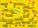 Wandelkaart 57 Bruneck/Brunico-Toblac/Dobbiaco-Hochpustertal/Alte Val Pusteria | Kompass