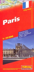 Stadsplattegrond - wegenkaart Parijs | Hallwag
